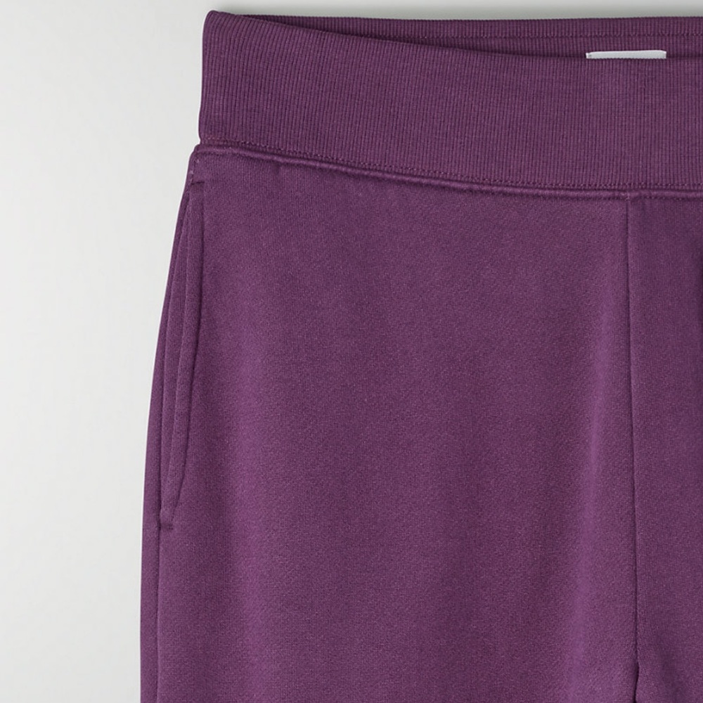 Aritzia TNA Cozy Fleece Perfect Pocket Sweatpants Dark Purple Grape XS - Picture 2 of 5